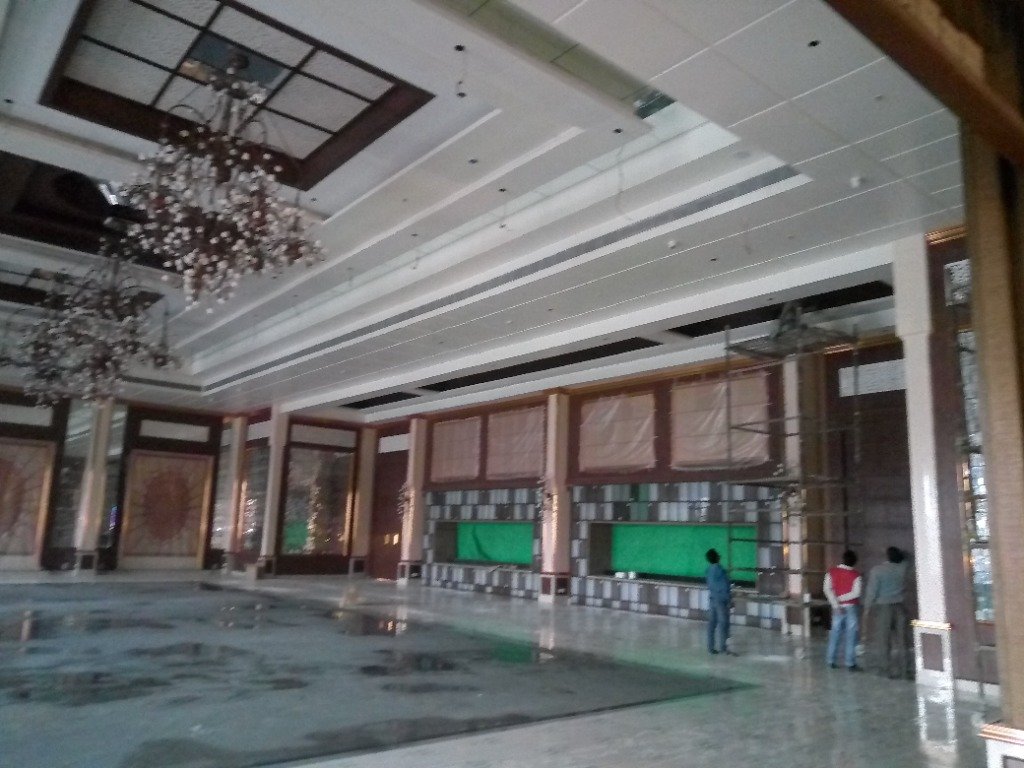 Ceiling Scaffolding Fitout