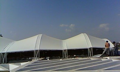 Tensile Membrane Fabric Installation